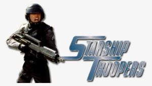 Starship Troopers Movie Image With Logo And Character - Starship Troopers Png