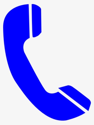 Phone Blue Clip Art At Clker - Transparent Background Phone Clipart