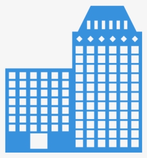 Hotel Building Icon Png For Kids - Blue Building Icon Png