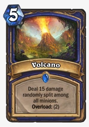 Volcano Card - Hearthstone Un Goro Cards