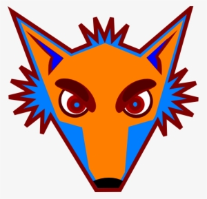 Blue Fox Head Clip Art - Red Fox Drawing Face