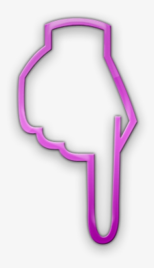 009146 Pink Jelly Ic - Transparent Png Down Arrow