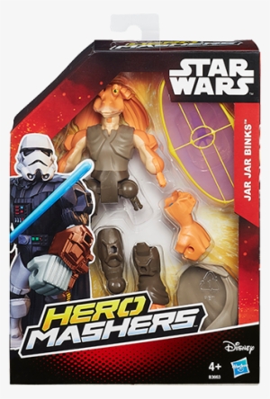 Star Wars Vii Hero Mashers Figur, Jar Jar Binks, , - Star Wars