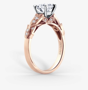Dahlia, Most Prized Creations 18k Rose Gold Engagement