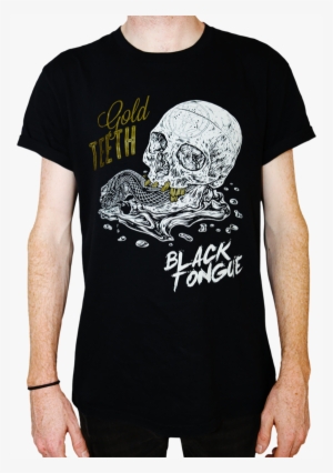 Image Of Gold Teeth Black Tongue - Jojo Killer Queen Shirt