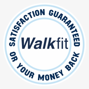 Walkfit Satisfaction Guranteed Logo - Circle