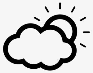 Png File - Cloud Sun Icon Png