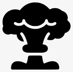 Svg Icon Free Download - Mushroom Cloud Icon Png