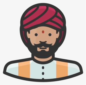 Indian Man Icon - Indian Icon