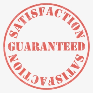 Burns Satisfaction Guaranteed - Clock With Transparent Background