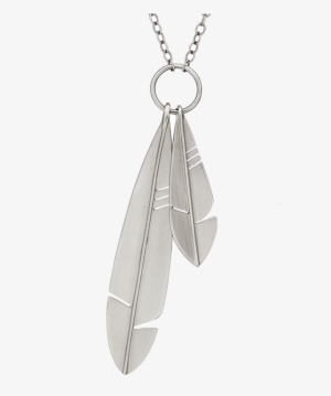 P Native Feather Necklace Web 90 Ss - Pendant