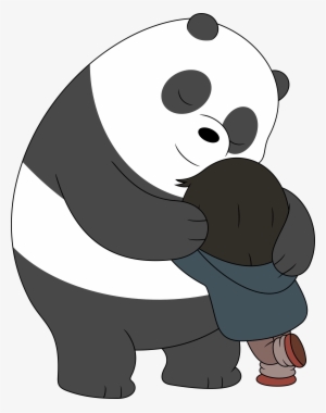 Giant Panda Bear Desktop Wallpaper Drawing Cuteness - We Bare Bears Panda Hug