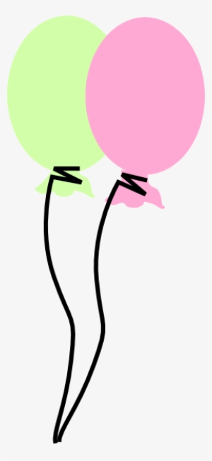 Vector Freeuse Download Green Balloon Clip Art At Clker - Pink And Green Balloon