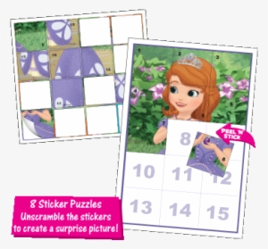 Sticker Puzzles Box Set - Disney Sofia The First Sticker Puzzles
