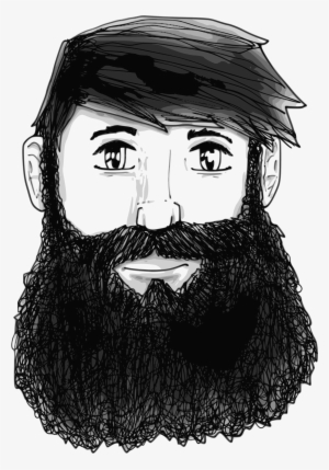 Image Free Beard Clipart Huge - Man With A Beard Png