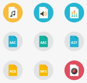 Audio Files 10 Icons - Audio File Format Icons