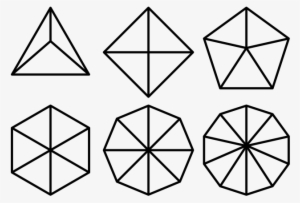 A Group Of Shapes, All With Lines Leading To Their - Drawings Of Lines And Shapes