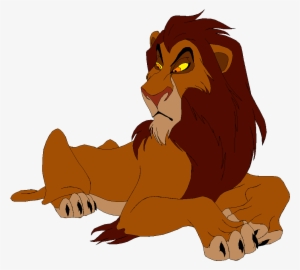 Mufasa Transparent Background - Scar Lion King Red