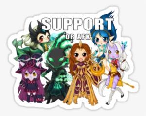 Image Gallery Lol Support Chibi League Of Legends Thresh - Support League Of Legends Chibi