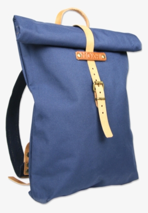 Blue Rolltop Backpack Handmade - Backpack