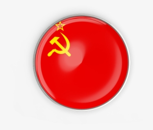 Illustration Of Flag Of Soviet Union - Soviet Union Flag Button