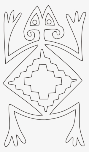 Symmetry Clipart Sad Frog - Sapo Diaguita