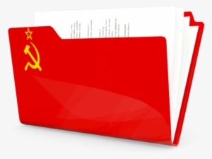 Illustration Of Flag Of Soviet Union - Chinese Flag Folder Icon