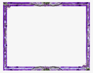 Purple Frame Transparent Background Png - Picture Frame