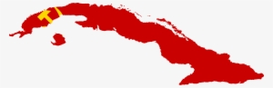 Flag Map Of Cuba - Cuba Map Png