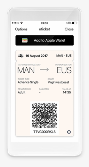Eticket - Trainline Uk Apple Wallet