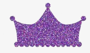 Purple Crown Glitter Sparkly Shiny Royal Jewerly Clip - Crown Logo Glitter Png