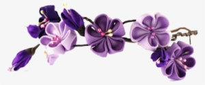 Flower Crown Png Purple Jpg Freeuse - Purple Flower Crown Png