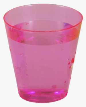 Neon Pink Plastic Shot Glass - Pink Shot Glass