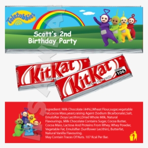 Teletubbies Kitkat Wrappers - Kit Kat