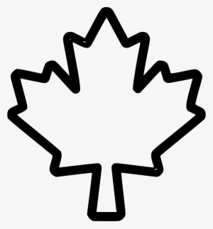 Maple Leaf Canada Tree - Maple Leaf Outline Vector