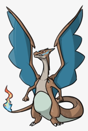 Chocolate Charizard - Cartoon