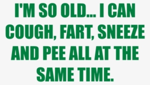 I Can Cough, Fart, Sneeze And Pee All At The Same Time