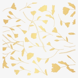 Gold Floral Pattern - Wallpaper