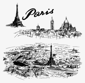 Painting Sketch Of Architecture - Paris Sketch