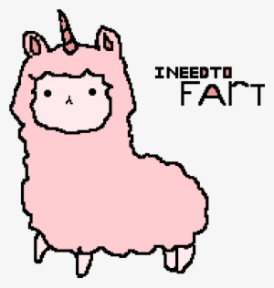 I Need To Fart - Llama With No Background