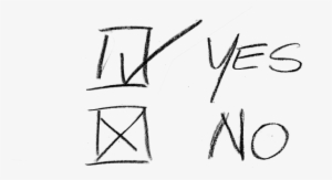 Yes No Opportunity Checklist Box Cross Cho - Design Yes No Question