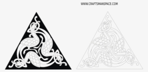 Celtic Triangle Graphic Clip Art - Celtic Triangle