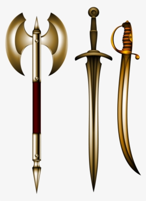 Jpg Freeuse Download Sword Weapon Illustration Ax And - Ancient Weapon