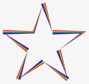 Big Image - Rainbow Star Png