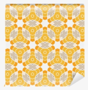 Seamless Pattern With Circles, Lines And Stars Wall - Motif