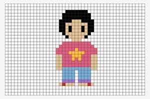 Cartoon Character In Pixel Art