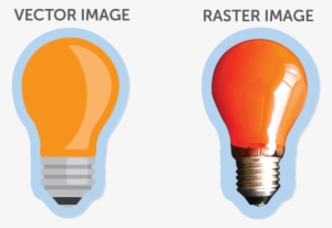 Raster Versus Vector - Vector And Raster Images Side By Side