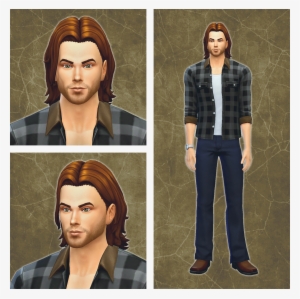 As You Can Hopefully See, That's Supposed To Be Jared - Jared Padalecki The Sims 4