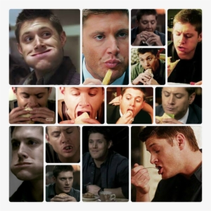 Dean Winchester And Food - Edit Dean Winchester Collage