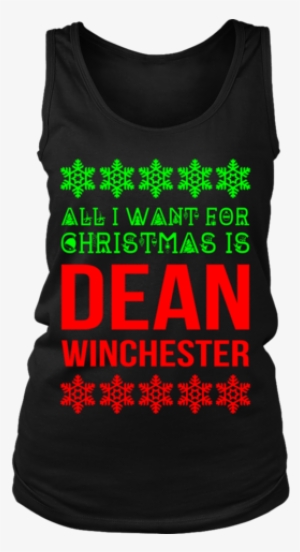 All I Want For Christmas Is Dean Winchester - Merry Christmas Keychain, Pale Blue